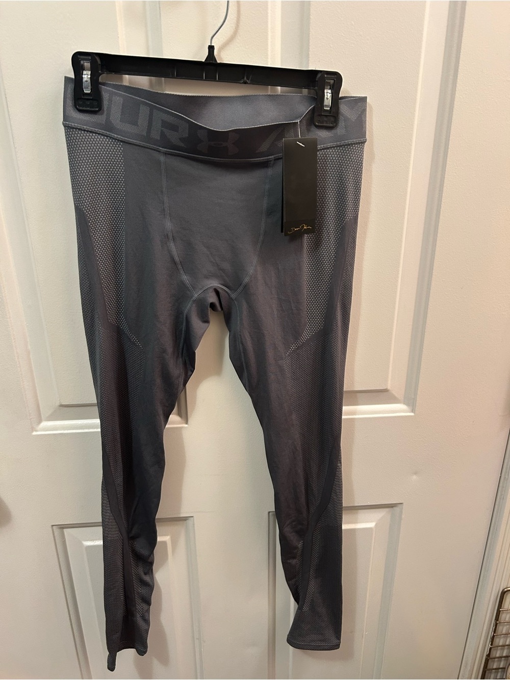 Project Rock by Under Armour Men’s Grey Performance Compression Leggings